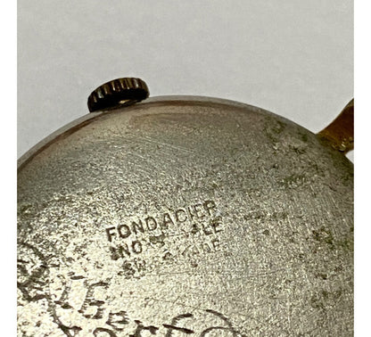 Relógio Antigo Suiço Delbana Dourado Swiss Made