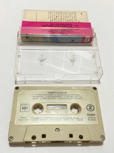 Antiga Fita Cassete K7 Roberto Carlos 1969