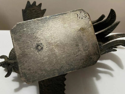 Escultura Antiga Galo de Briga em Bronze Bransdor (Par)