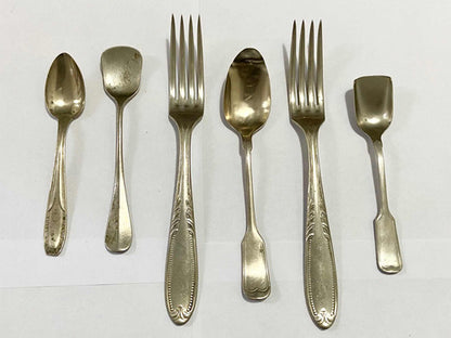 Antigas Colheres Alpaca