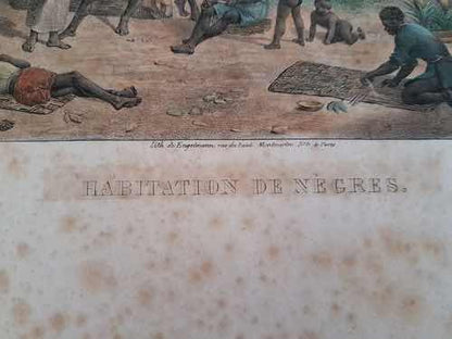 Quadro Litografia Antiga Rugendas Brasil Imperial 1835