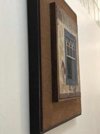Quadro Antigo Assinado J. Giullaume 1969 Janela