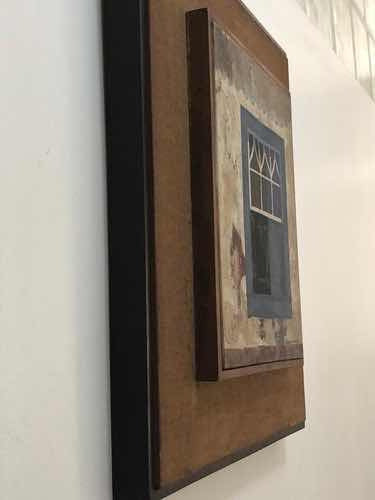 Quadro Antigo Assinado J. Giullaume 1969 Janela