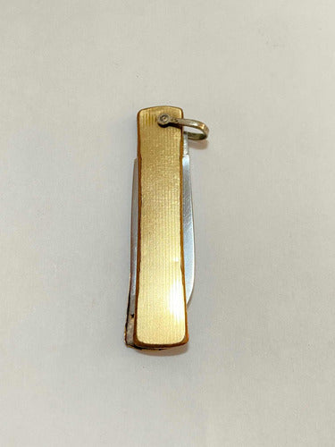 Canivete Antigo Espanhol Dourado Stainless Steel Dourado