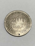 Antiga Moeda 200 Reis 76 - Lote 2