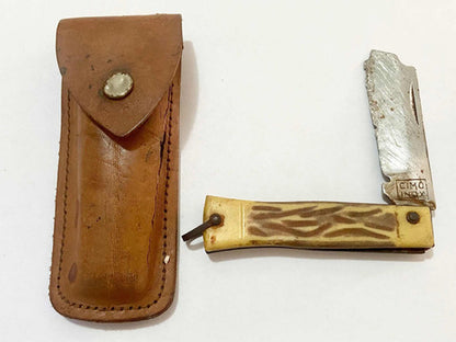 Canivete Antigo Cimo Inox Com Capa