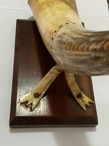 Antigo Chifre De Boi Decoração