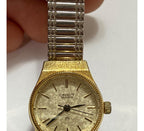 Relógio Antigo Orient Quartz Japan Dourado