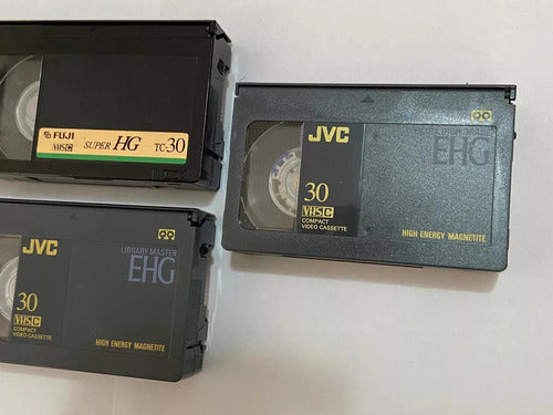 Lote Antigas Mini Fitas Jvc Vhs