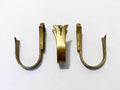 Suportes Antigos De Bronze Para Cortina - 9cm Lote 3