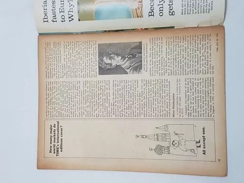 Antiga Revista Time 1966 Lauren Bacall