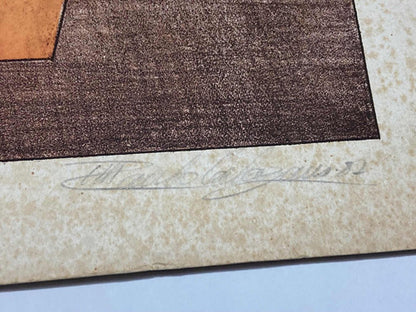 Quadro Gravura Antiga Paulo Calazans Assinada E Numerada