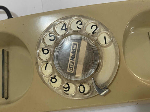 Telefone Antigo De Mesa Gte Multitel