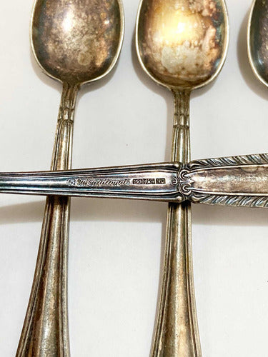Colheres Antigas Meridional Prata Epns 90 + Raspador