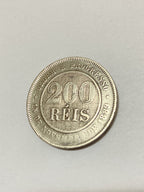 Moeda Antiga 200 Réis 1893