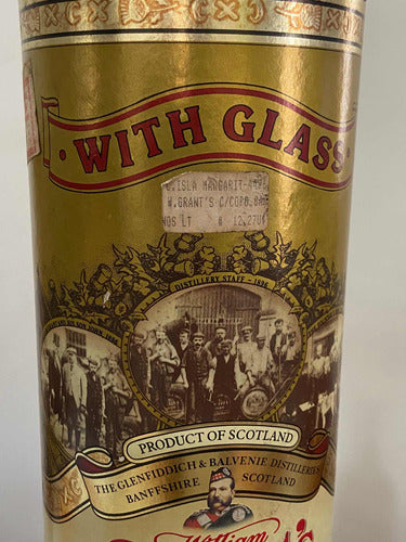 Antigo Whisky William Grant S Finest Scotch Lacrado - Lote 3