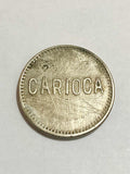Ficha De Ônibus Antiga Carioca A.f. - Rara Coleção