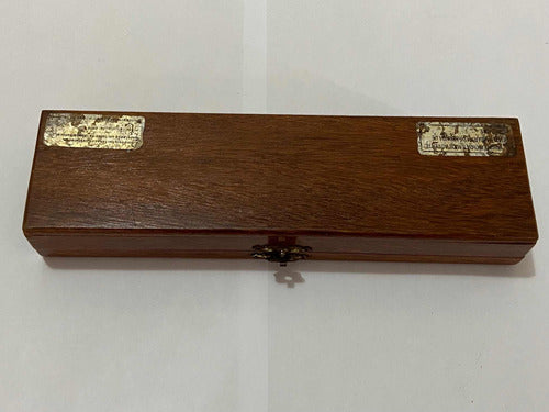 Antiga Caixa De Madeira Charuto Com Imagen Dannemann Mata Fina
