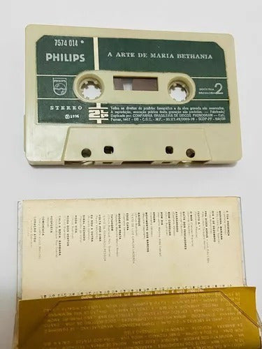 Antiga Fita Cassete K7 A Arte De Maria Bethania