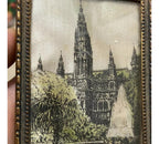 Quadro / Porta Retrato Antigo Austria Viena Neues Rathaus
