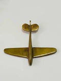 Antigo Avião De Bronze Decoração