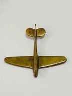 Antigo Avião De Bronze Decoração