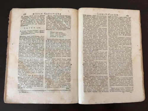 Livro Antigo Raro 1758 Theologia Moralis De Antonii Godeau - Teologia Cristã Em Latim