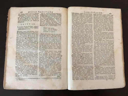 Livro Antigo Raro 1758 Theologia Moralis De Antonii Godeau - Teologia Cristã Em Latim