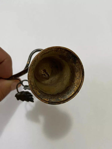 Sino Escultura Flor Rosa Espessurada A Prata Antiga