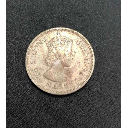Moeda Antiga 1958 China Hong Kong 50 Cents - Elizabeth Ii