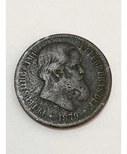Moeda Antiga 40 Reis 1879