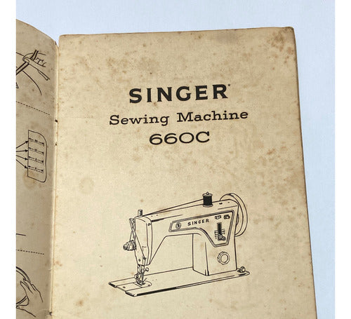 Manual Máquina De Costura Antiga Singer