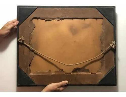 Quadro Antigo Assinado G. Guidi Flores Bela Moldura