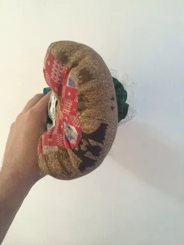 Antiga Boneca De Pano Grande 31cm