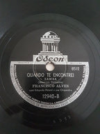 Disco Antigo 78 Rpm Francisco Alves Palavras Amigas