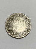 Antiga Moeda 200 Reis 74