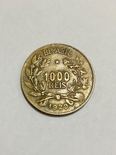 Antiga Moeda Brasil 1000 Réis 1929 Lote 2