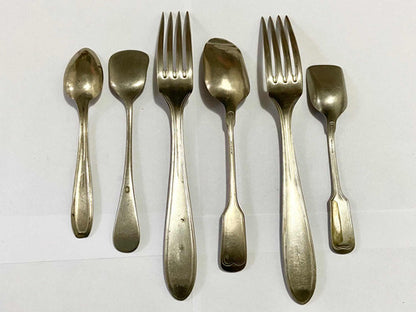 Antigas Colheres Alpaca