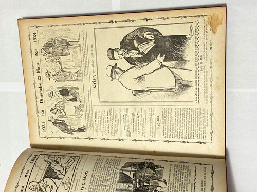 Antigo Livro Almanaque Vermot 1924 Paris