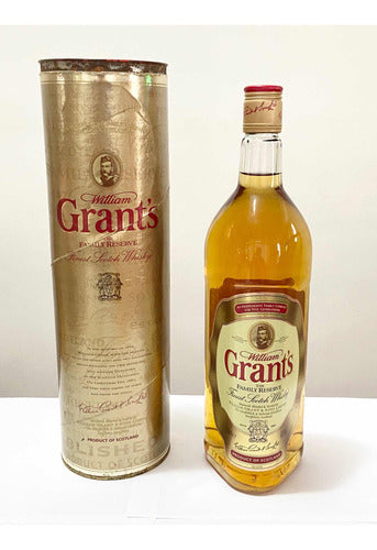 Antigo Whisky Lacrado William Grants Family Reverse Finest S