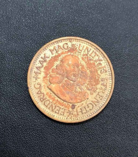 Moeda Antiga 1964 Africa Do Sul 1/2 Cent