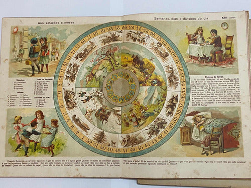 Livro Ilustrado Antigo Ensino Infantil - Lote