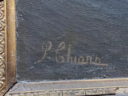 Quadro Antigo Pintura Oleo Assinado Natureza Morta Frutas