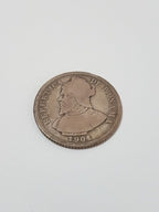 Moeda Antiga Panamá -  10 Diez Centesimos 1904