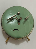 Relógio Despertador Antigo Kienzle Rubi Dourado E Verde