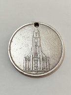 Moeda Antiga De Prata 1934 Alemanha 5 Reichsmark