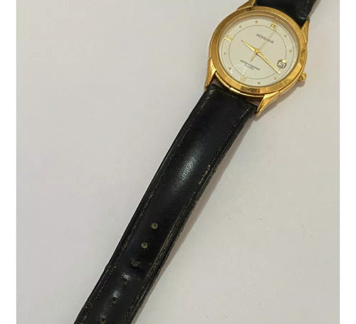Relógio Antigo Mondaine Dourado