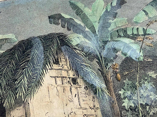 Quadro Litografia Antiga Rugendas Brasil Imperial 1835