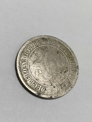 Antiga Moeda 200 Reis 77