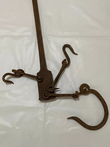 Balança Antiga Séc Xix De Ferro Varão 50kg